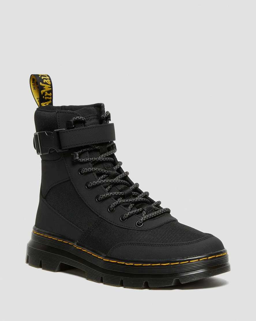 Dr. Martens Combs Tech Extra Tough Poly Casual Støvler Dame Svart [0295SPZQX]